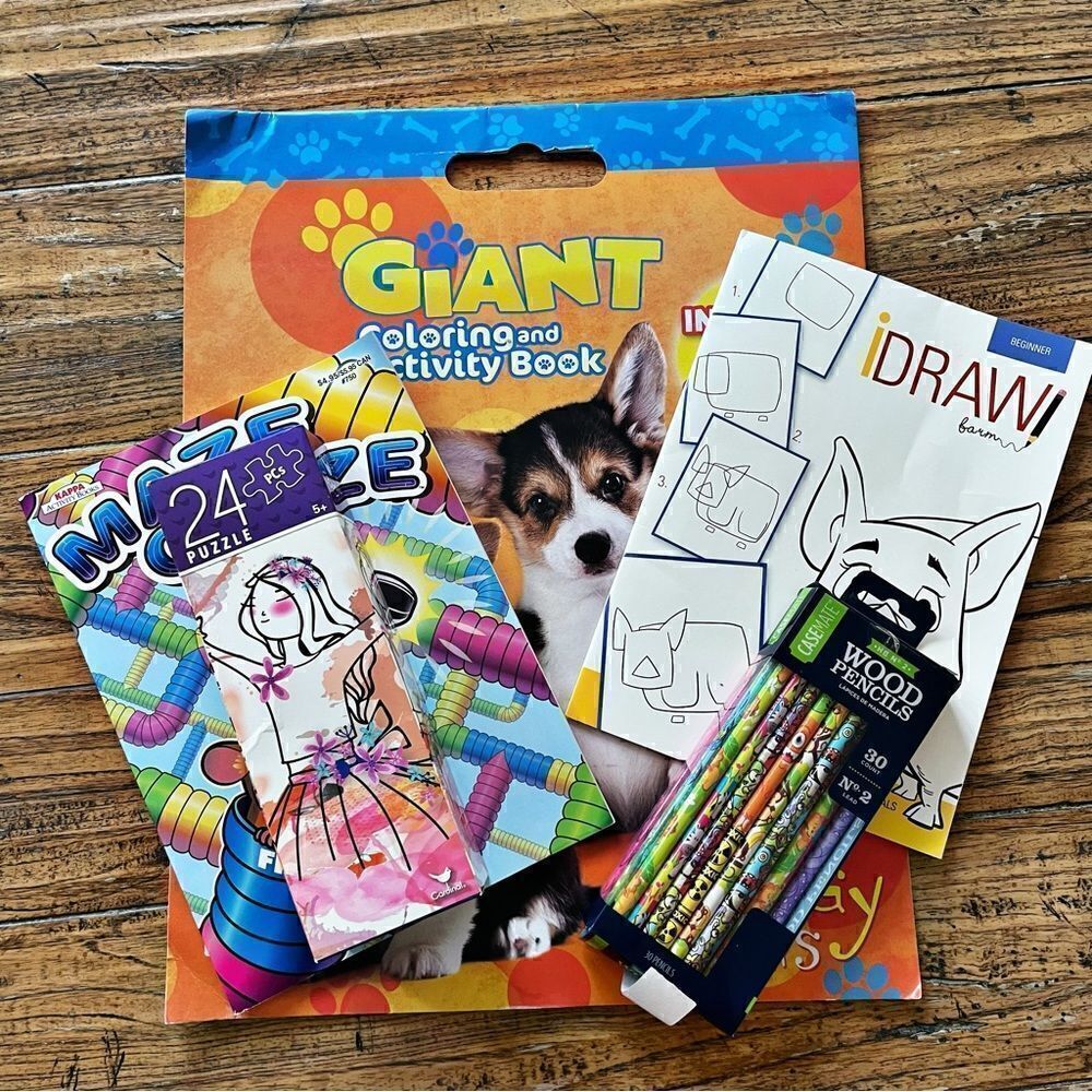 Kids  Art/ Puzzle Bundle Craft Mind Games Benders